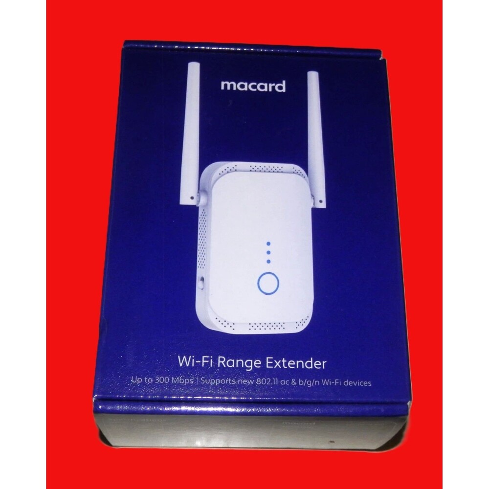 WiFi Range Extender 300Mbps Model N300 New in box 802.11 ac & b/g/n wifi devices